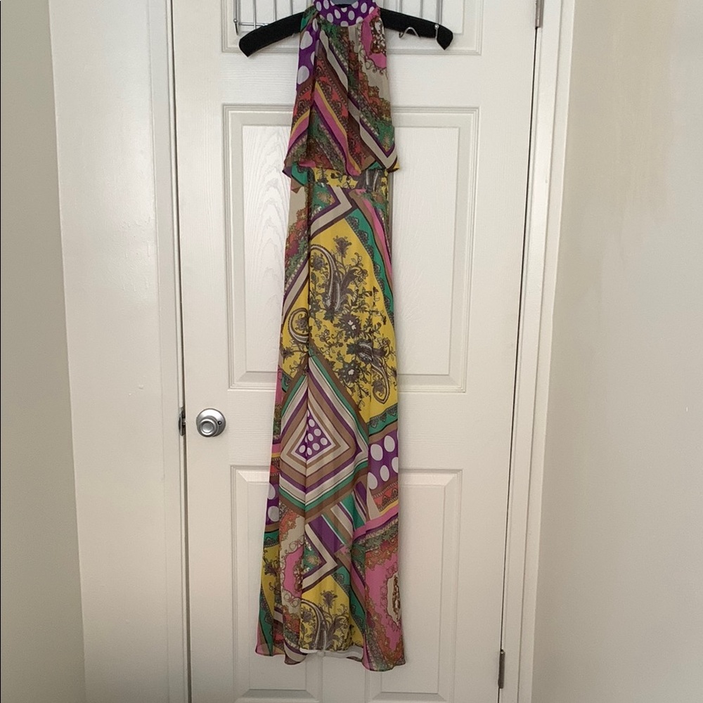 “White Lotus”style Halter neck backless Sundress from a boutique in Sicily.